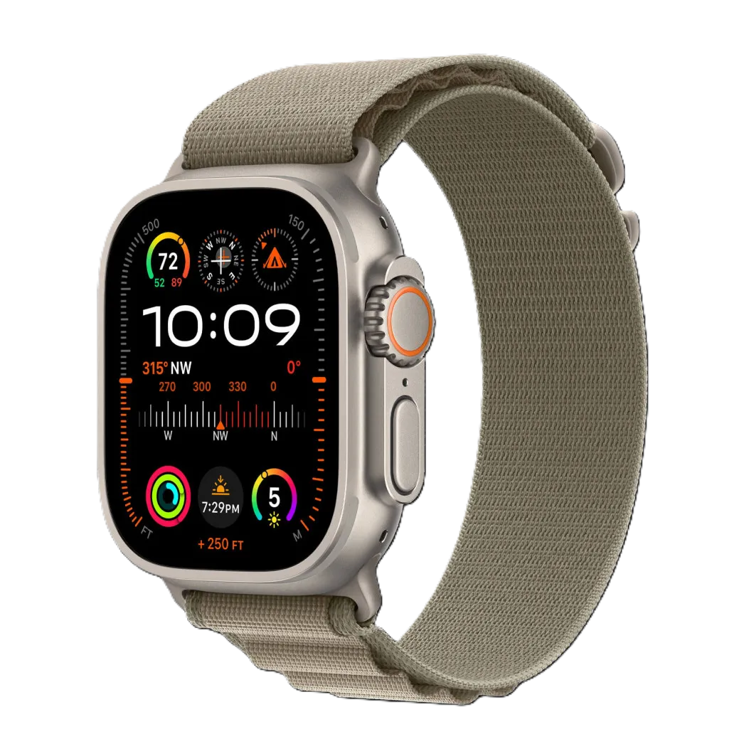 Б/В Apple Watch Ultra 2 49mm GPS + LTE Titanium Case with Olive Alpine Loop